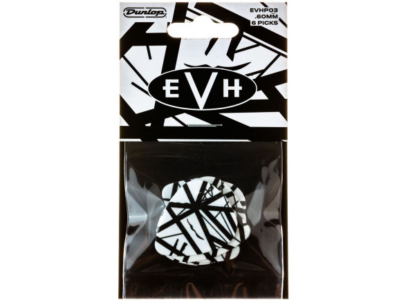Dunlop EVHP03 Eddie Van Halen VHI Max Grip .60mm - 6 Pack Dunlop EVHP03 Eddie Van Halen VHI Max Grip .60mm - 6 Pack